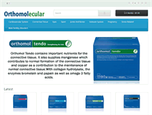 Tablet Screenshot of orthomolecular.co.uk